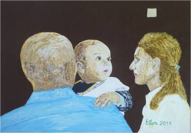 Print of Expressionism Family Paintings by Ettore Ardito