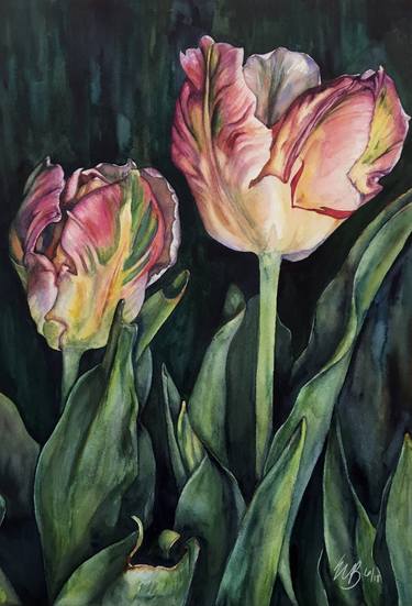 Print of Floral Paintings by Erin Blumer