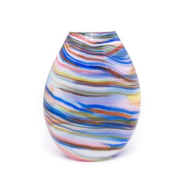 Glass Art Vase 'Organic Caribbean' thumb