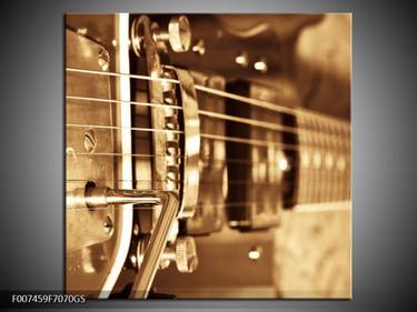 Art Glass Painting - Photo on glass 'Guitar' - Limited Edition of 400 thumb