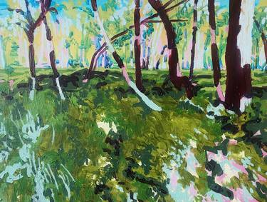 Print of Expressionism Landscape Paintings by Randall Mattheis