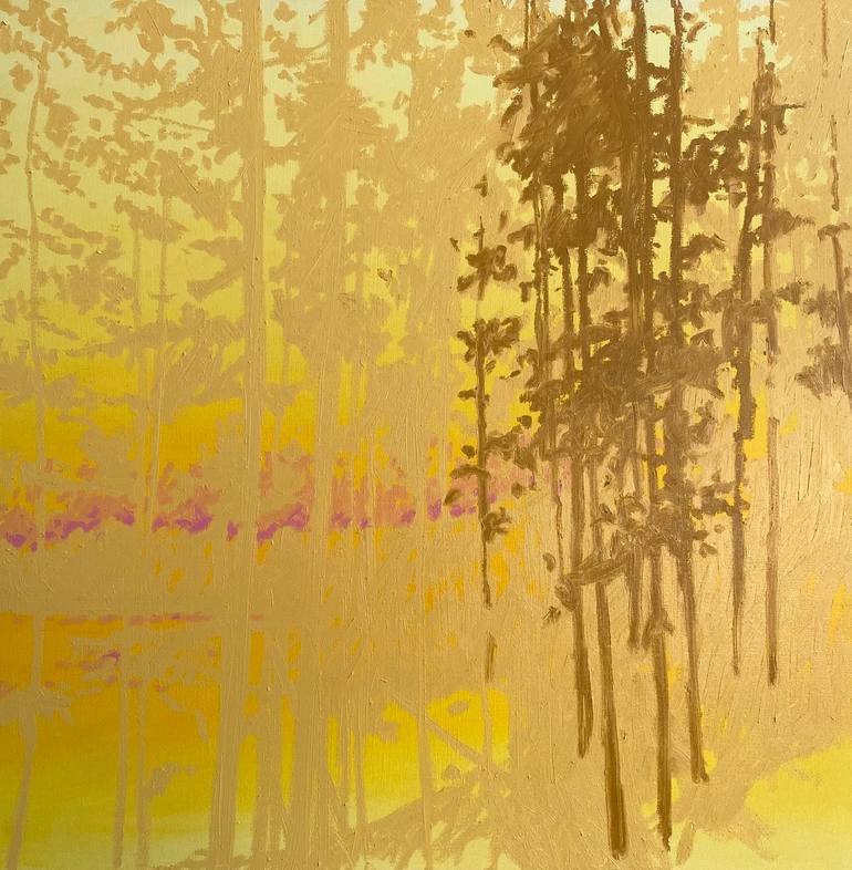 Original Landscape Painting by Randall Mattheis | Abstract Art on Canvas | The Last Sunset (2025.80)