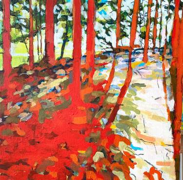 Saatchi Art Artist Randall Mattheis; Painting, “Hartman’s Creek State Park 8” #art