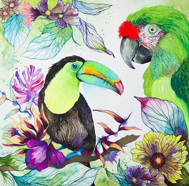 Print of Nature Paintings by Daniela Arboleda Rosati