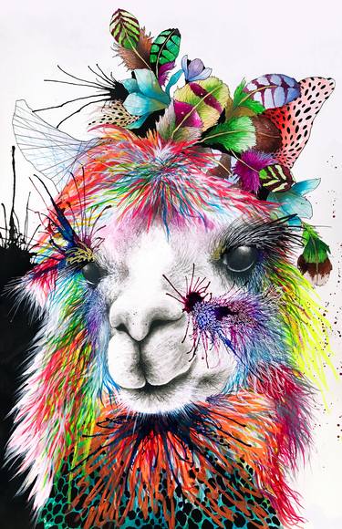 Print of Abstract Expressionism Animal Printmaking by Daniela Arboleda Rosati