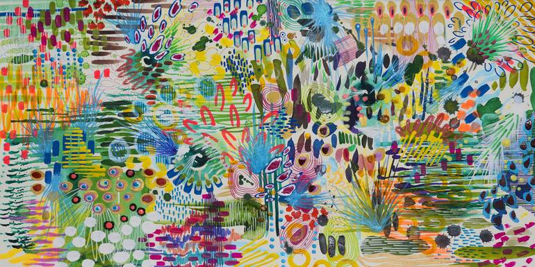 TUESDAY BLUES Painting By Daniela Arboleda Rosati Saatchi Art