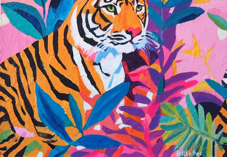 Original Illustration Animal Painting by Tulika Das