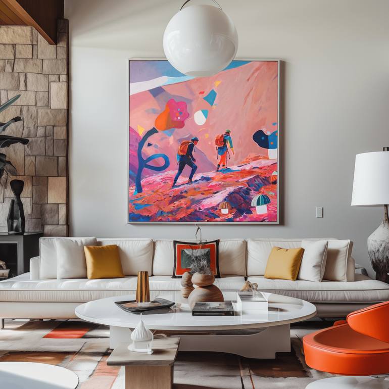 Original Impressionism Travel Painting by Tulika Das