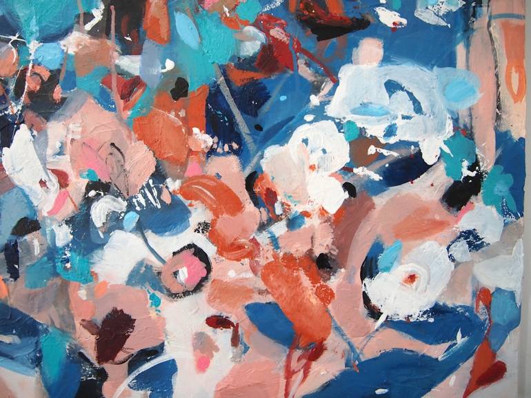 Original Abstract Expressionism Abstract Painting by Tulika Das