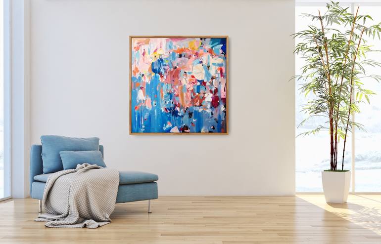 Original Abstract Expressionism Abstract Painting by Tulika Das