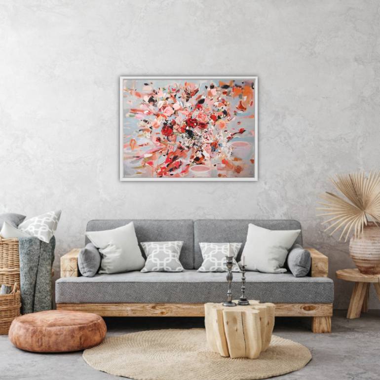 Original Abstract Expressionism Abstract Painting by Tulika Das