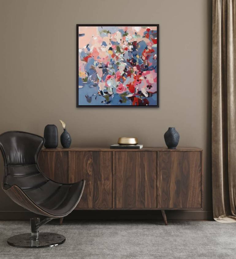 Original Abstract Expressionism Abstract Painting by Tulika Das