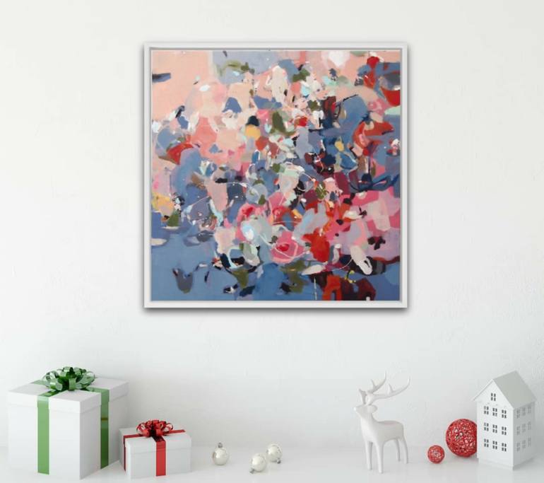 Original Abstract Expressionism Abstract Painting by Tulika Das