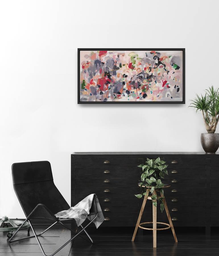 Original Abstract Expressionism Abstract Painting by Tulika Das