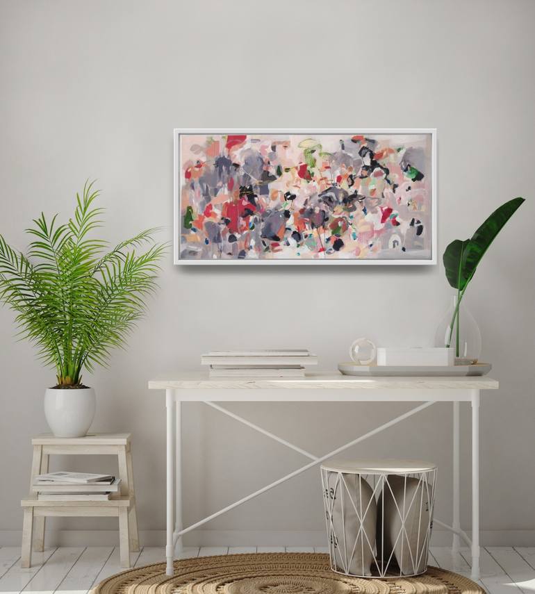 Original Abstract Expressionism Abstract Painting by Tulika Das