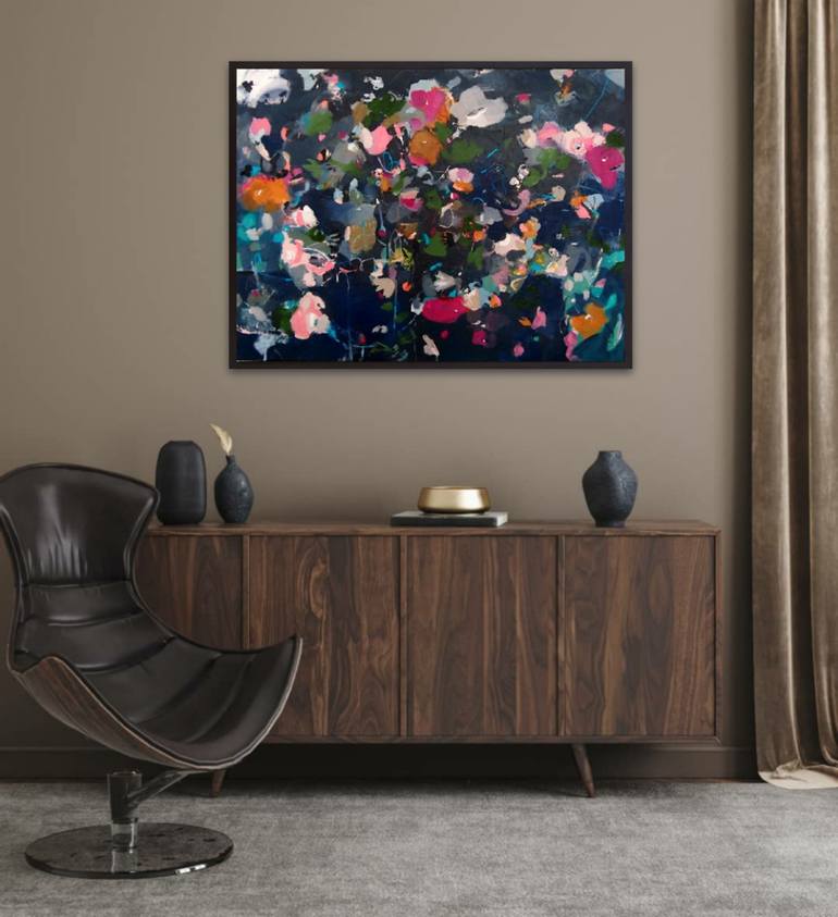 Original Abstract Expressionism Abstract Painting by Tulika Das