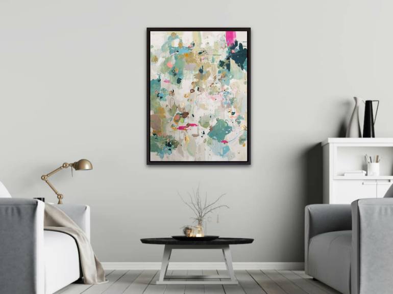 Original Abstract Expressionism Abstract Painting by Tulika Das