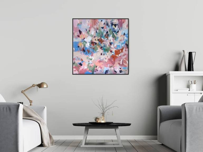 Original Abstract Expressionism Abstract Painting by Tulika Das