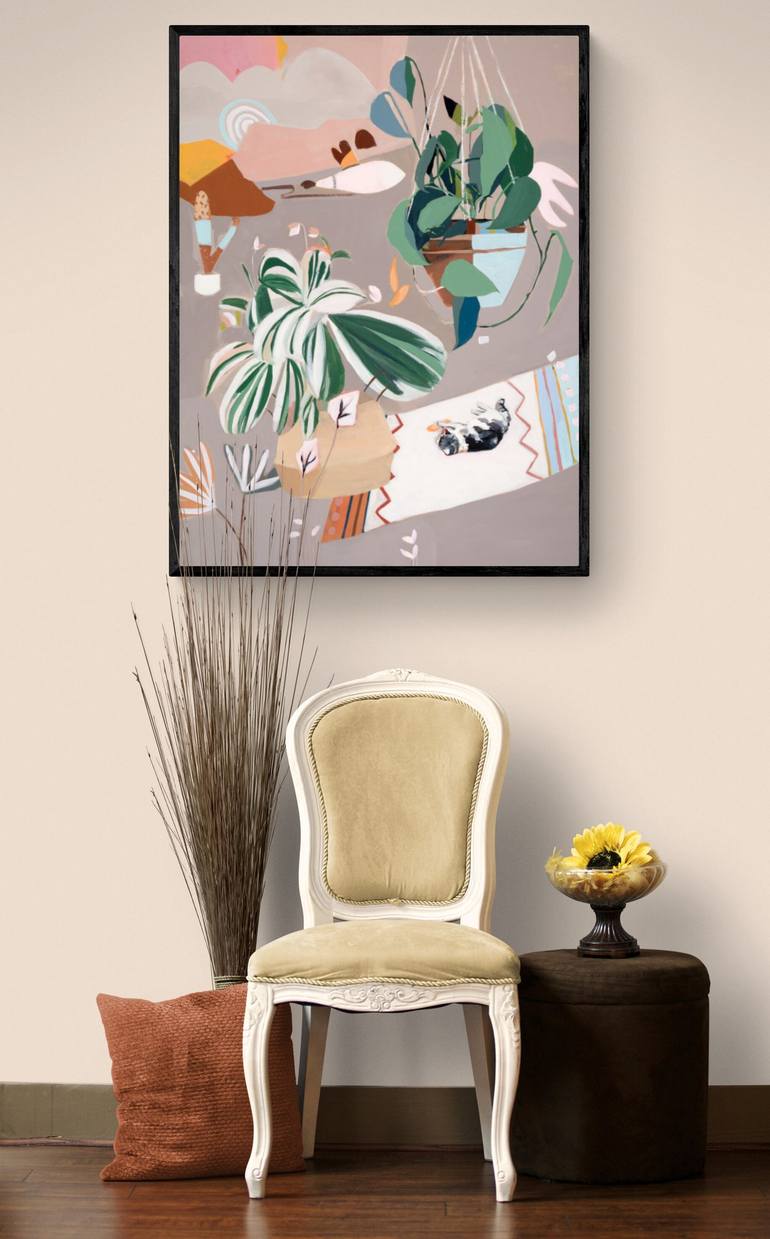 Original Home Painting by Tulika Das