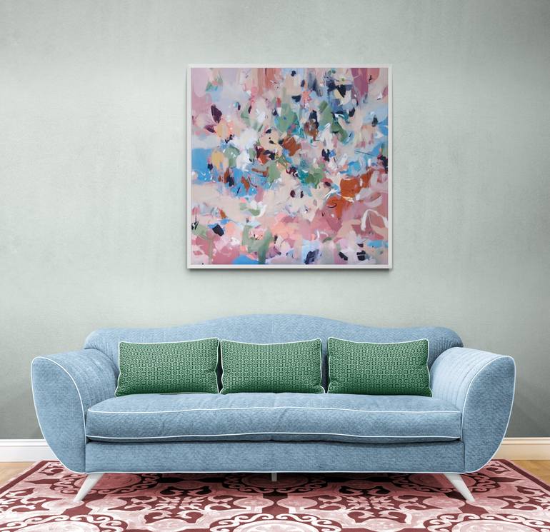 Original Abstract Expressionism Abstract Painting by Tulika Das