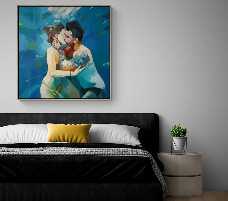 Original Love Painting by Tulika Das