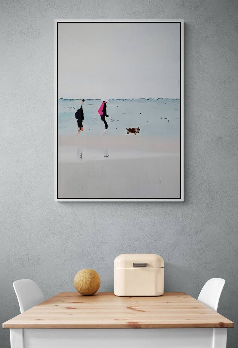 Original Illustration Beach Painting by Tulika Das