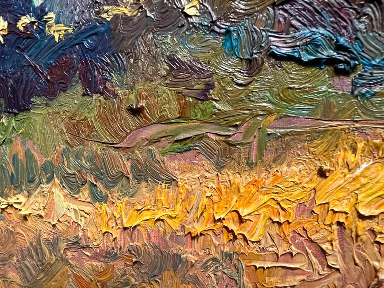 Original Impressionism Landscape Painting by Rostyslav Voronko