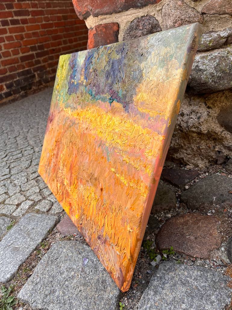 Original Impressionism Landscape Painting by Rostyslav Voronko