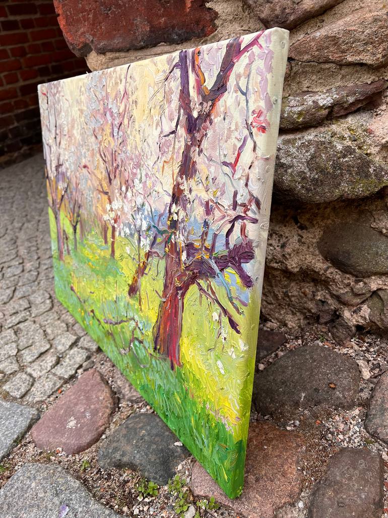 Original Impressionism Landscape Painting by Rostyslav Voronko