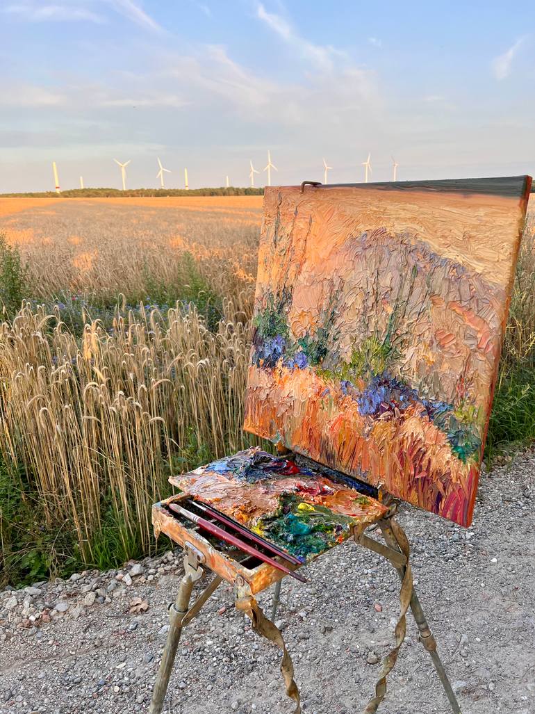 Original Contemporary Landscape Painting by Rostyslav Voronko