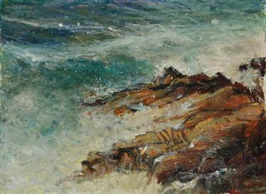Print of Impressionism Beach Paintings by Rostyslav Voronko