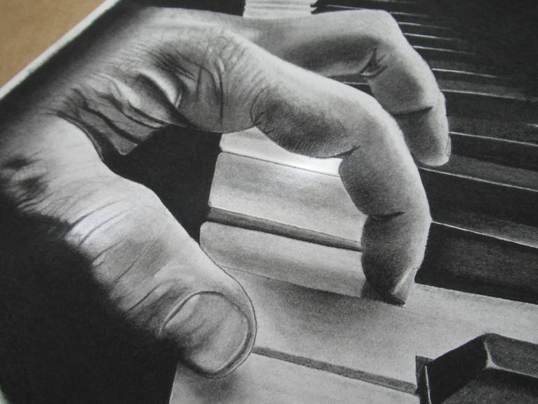 Original Modernism Music Drawing by Pedro Santos