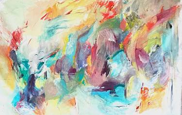 Original Abstract Expressionism Abstract Paintings by Filomena Baeza Davison