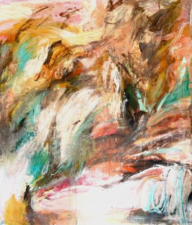 Original Abstract Expressionism Abstract Paintings by Filomena Baeza Davison