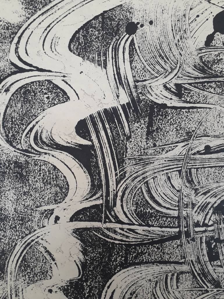 Original Abstract Printmaking by Filomena Baeza Davison