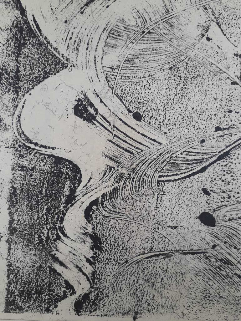 Original Abstract Printmaking by Filomena Baeza Davison