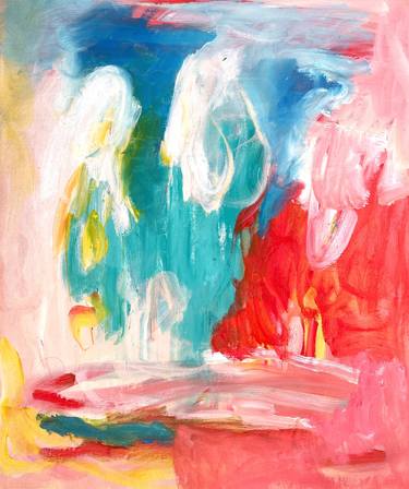 Original Abstract Expressionism Abstract Paintings by Filomena Baeza Davison
