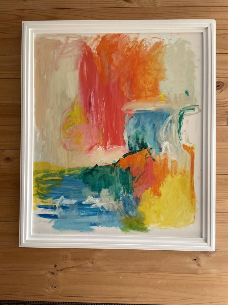 Original Abstract Painting by Filomena Baeza Davison