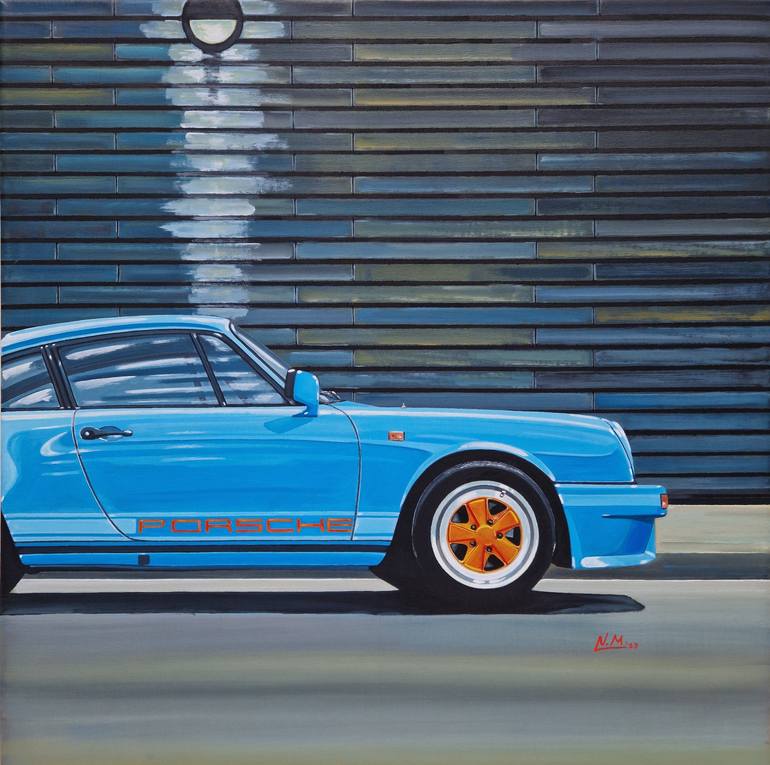 Porsche 911 Martini Racing Painting by NIKOLAOS MOSCHOUTIS