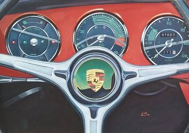 Print of Car Paintings by NIKOLAOS MOSCHOUTIS