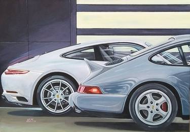 Print of Car Paintings by NIKOLAOS MOSCHOUTIS