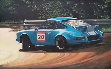 Print of Car Paintings by NIKOLAOS MOSCHOUTIS