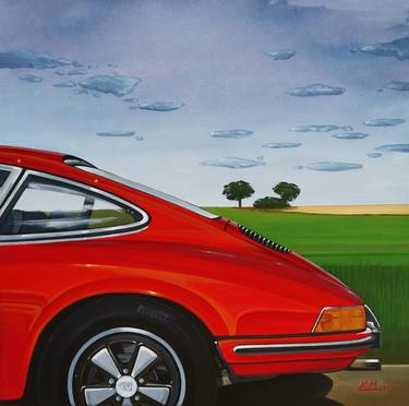 Print of Modern Car Paintings by NIKOLAOS MOSCHOUTIS