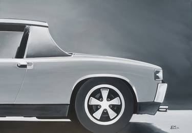 Original Modern Car Paintings by NIKOLAOS MOSCHOUTIS