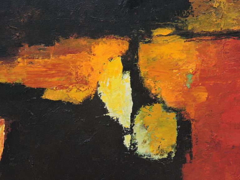Original Abstract Expressionism Abstract Painting by Gayle Stott Lowry