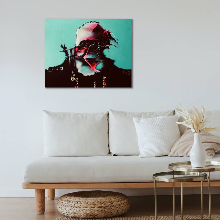 Original Abstract People Painting by Christian Guhl