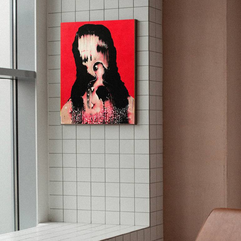 Original Abstract People Painting by Christian Guhl