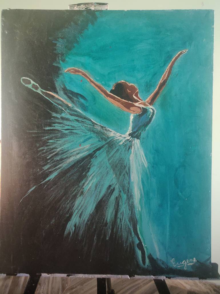 Forsøg Gud fritaget Ballerina Painting by Eugene Rent | Saatchi Art