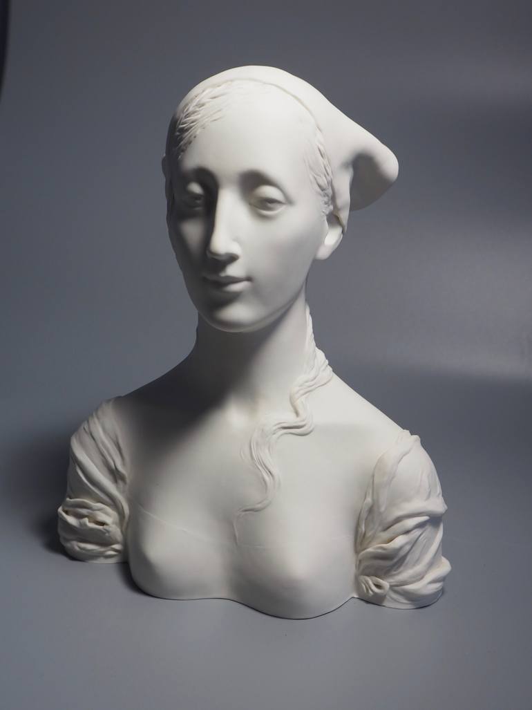 Original Figurative Women Sculpture by Kateryna Kalinina
