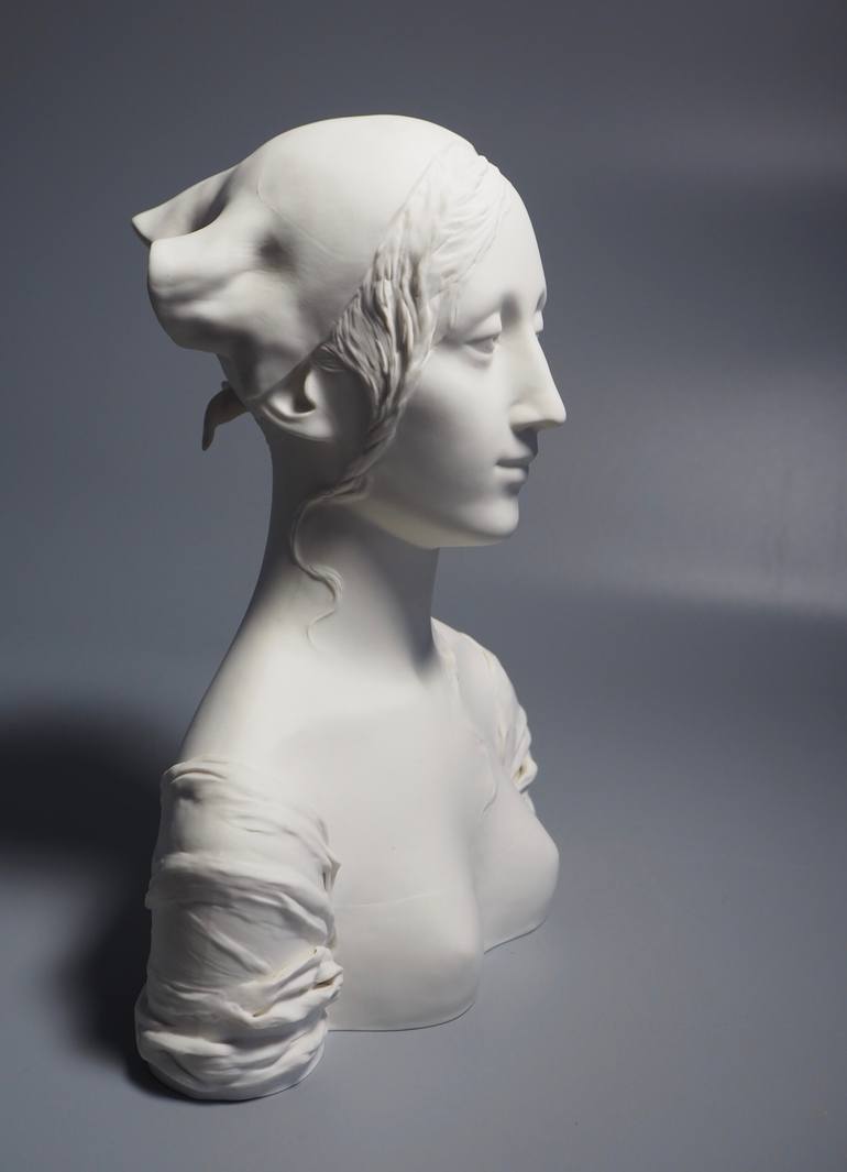 Original Figurative Women Sculpture by Kateryna Kalinina